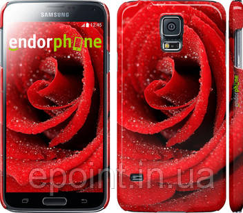 Чохол на Samsung Galaxy S5 g900h Червона троянда "529c-24"