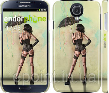 Чохол на Samsung Galaxy S4 i9500 Дівчина з парасолькою "751c-13"