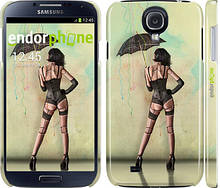 Чохол на Samsung Galaxy S4 i9500 Дівчина з парасолькою "751c-13"