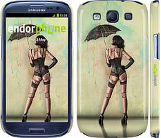 Чохол на Samsung Galaxy S3 i9300 Дівчина з парасолькою "751c-11"