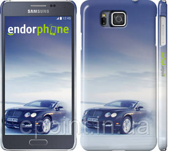 Чохол на Samsung Galaxy Alpha G850F На Bentley по снігу "127c-65", фото 1