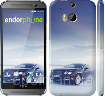 Чохол на HTC One M8 dual sim На Bentley по снігу "127c-55"