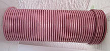 Шкіра кругла гладка колір темно-рожевий 1,5 мм