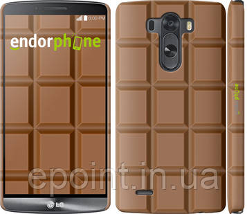 Чехол на LG G3 dual D856 Шоколадка v2 "2934c-56", фото 1