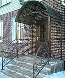 Вхідна група / Козирок над входом / Ганок до будинку, фото 5