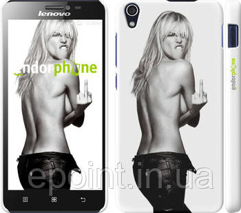 Чехол на Lenovo S850 Heidi Klum "817c-78"