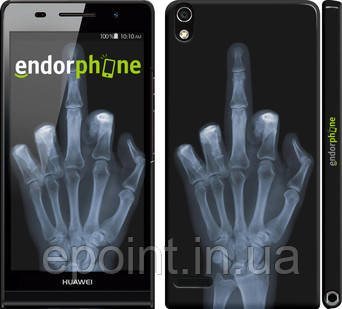 Чохол на Huawei Ascend P6 Рука через рентген "1007c-39", фото 1