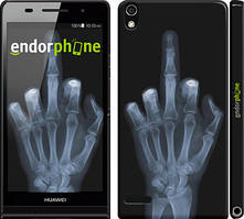 Чохол на Huawei Ascend P6 Рука через рентген "1007c-39"