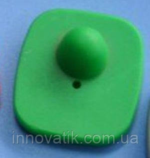 Антикражный датчик для одягу зелений Антикражный датчик для одягу зелений