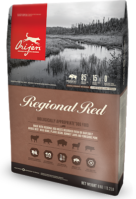 Orijen Regional Red Dog 11,4 кг корм для собак та цуценят всіх порід (85% м'яса) (3,21)