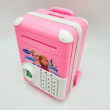 Скарбничка-сейф дитяча Холодне Серце з кодовим замком і відбитком пальця, фото 3