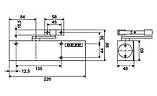 Доводчик Geze TS 2000 NV BC c ножицями білий, фото 4