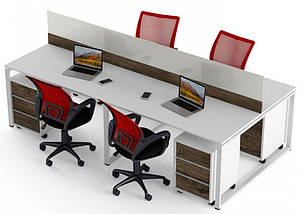 Стіл-робоча станція на 4 місця Promo Q21 ТМ Salita, фото 4