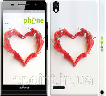 Чохол на Huawei Ascend P6 Любов з перцем "730c-39"