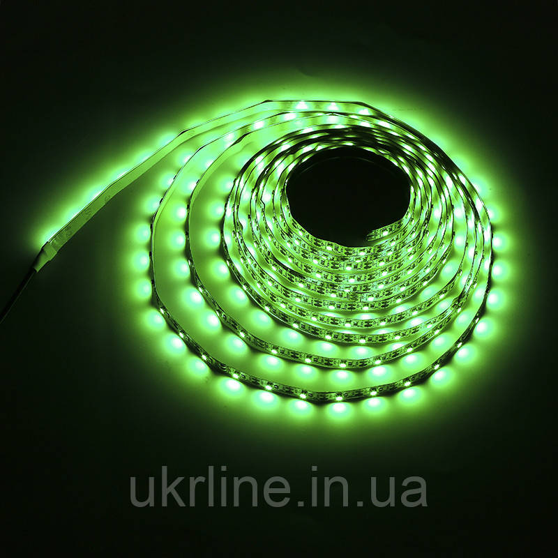 Светодиодная LED лента 5050 Green, зеленый дюралайт - фото 5 - id-p1107279386