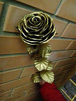 Кованая роза ручной роботы длина 90см