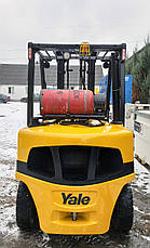 Газовий вилковий навантажувач 4 тонни Yale GLP40VX5 б/у, фото 4