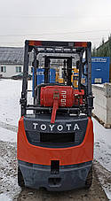 Газовий вилочний навантажувач Toyota 32-8FG18 б/у, фото 2
