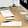 Офісний стіл "Вега 2 Білий" 755x1000x600 мм, фото 2