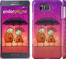 Чохол на Samsung Galaxy Alpha G850F Любов під дощем "718c-65"