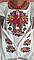 Українська  вишита блузка  з трояндовим узором "Букет на білому", фото 6