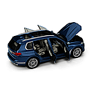 Оригінальна колекційна модель BMW Miniatur X7 (G07) blue metallic, масштаб 1:18 (80432450997) (80435A5198), фото 3