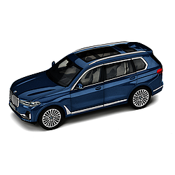 Оригінальна колекційна модель BMW Miniatur X7 (G07) blue metallic, масштаб 1:18 (80432450997) (80435A5198)