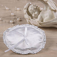 Подушечка "Натюрель" для хрестика Білий Атлас арт.27070012