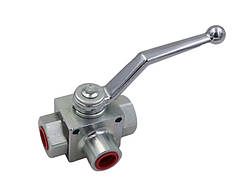 Кран кульовий 3-х ходовий RS 3 VIE 3/8" (Італія)