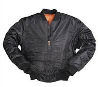 Куртка тактична пілот MIL-TEC US FLIGHT JACKET MA1 чорна