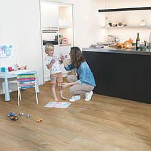 Quick-Step RPUCL40104 Дуб, шовк, натуральний, вініловий підлогу Livyn Pulse Click Rigid