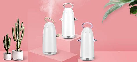 Зволожувач повітря ультразвуковий Ангел Mini Angel Ari Дифузор USB, фото 2