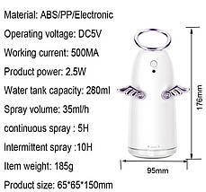 Зволожувач повітря ультразвуковий Ангел Mini Angel Ari Дифузор USB, фото 5