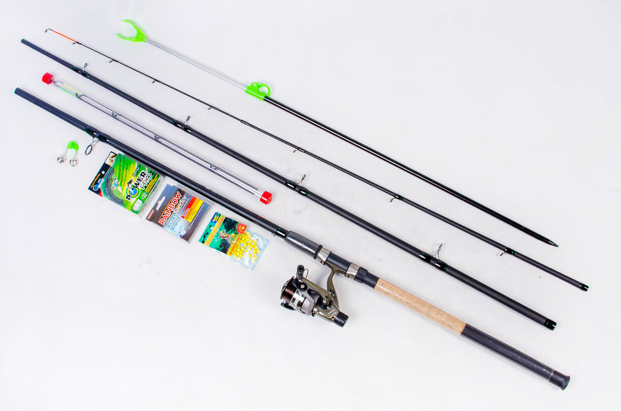 Набір Фідерне вудлище Kaida Impulse + котушка Weida CTR 4000 + Подарунок!, фото 1