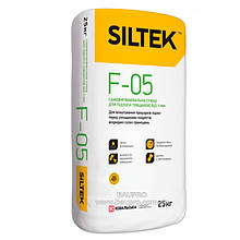 Суміш SILTEK F-05 самовирівнююча для підлоги товщиною від 3 мм, 25 кг