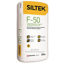 Суміш SILTEK F-50 самовирівнююча для підлоги завтовшки 2-40 мм, 25 кг