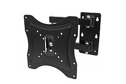 Кронштейн для ТВ 14-42 дюйма, з поворотом, нахилом і навантаженням до 35 кг. HDL-117B