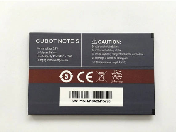 Акумулятор Cubot Note S, фото 1