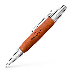 Ручка кулькова Faber-Castell E-motion Pearwood Reddish Brown, корпус деревина груші, 148382