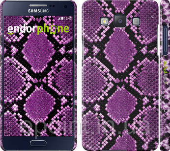 Чохол на Samsung Galaxy A5 A500H Фіолетова шкіра змії "1005c-73", фото 1