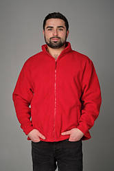 Чоловіча флісова кофта JHK POLAR FLEECE MAN колір червоний