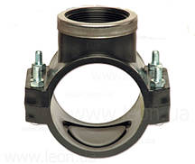 Хомут Unidelta, PN10, d 63, для врізки в ПНД, ПП, ПВХ трубопровід