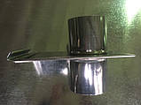 Шибер нержавіюча сталь 0,8 мм,діаметр 130 мм димар, фото 3