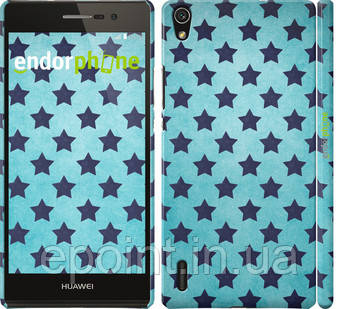 Чохол на Huawei Ascend P7 Зірки v2 "2862c-49"