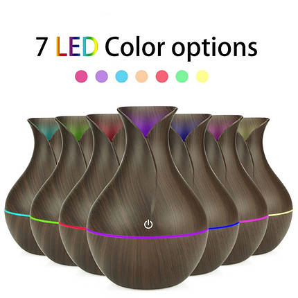 Електричний зволожувач повітря дифузор із підсвіткою Аромо, фото 2