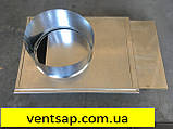 Шибер оцинкована сталь 0,5 мм,діаметр 120 мм димохід , вентиляційний канал, фото 2