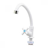 Одно-кран на холодну воду ZERIX MONO 011 White, фото 2