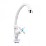 Одно-кран на холодну воду ZERIX MONO 011 White, фото 3