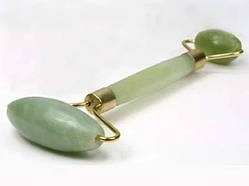 Нефритовий масажер із 2 валиками