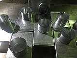 Шибер оцинкована сталь 0,5 мм,діаметр 125 мм димохід , вентиляційний канал, фото 10